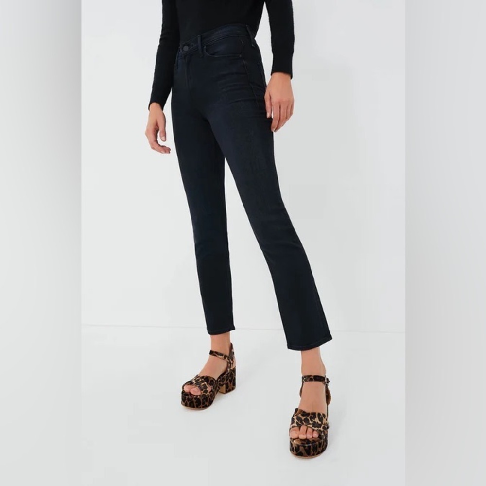 MOTHER The Mid Rise Dazzler Ankle Jeans Deep End Dark Wash Denim Size 25
